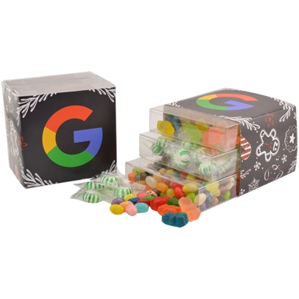 Clear color option for 3 Way Candy Stack Acetate Tower