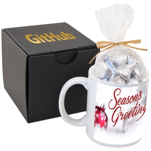 Photo of Premium Gift Box With Full Color Mug And Hershey Kisses
