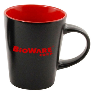 Photo of 12 Oz Silk Black Coffee Mug And Colored Interior