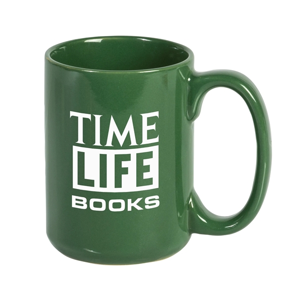 Dark Green color option for 15 Oz. Ceramic Mug