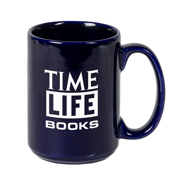 Navy color option for 15 Oz. Ceramic Mug