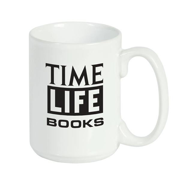 White color option for 15 Oz. Ceramic Mug