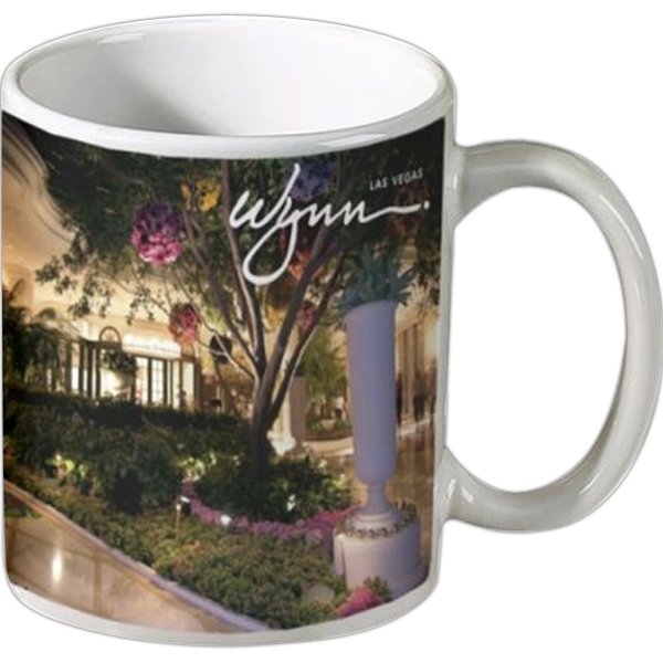 White color option for 11 Oz Full Color Mug