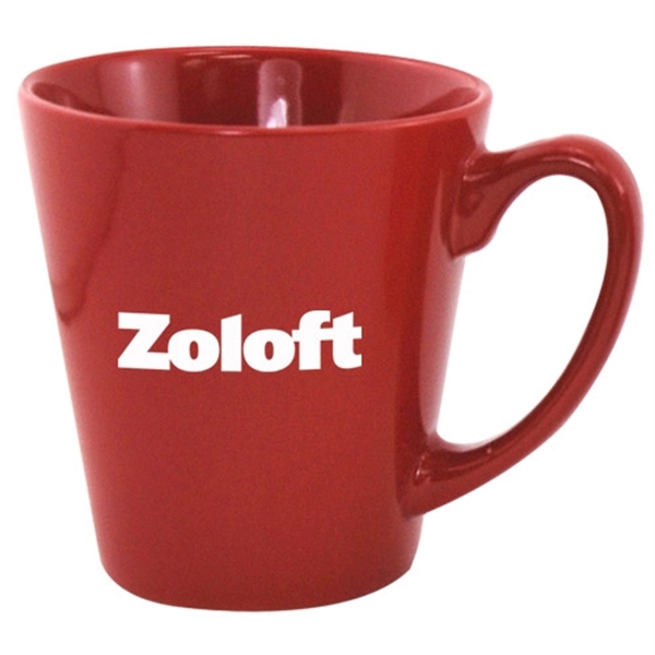 Red color option for 12 Oz Ceramic Coffee Mug