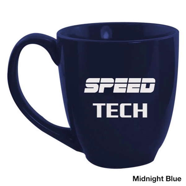 Midnight Blue color option for 14 Oz. Ceramic Cafe Coffee Mug