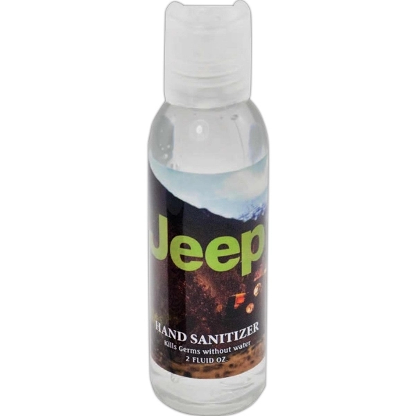 Clear color option for 2 Oz Round Bottle Hand Sanitizer Gel