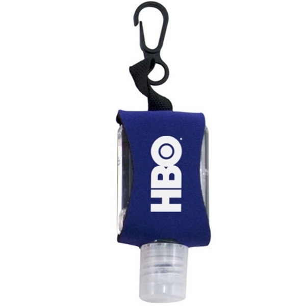 Purple color option for .5 Oz Hand Sanitizer Gel In Neoprene Keychain Case