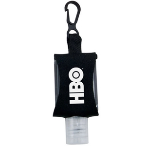 Photo of .5 Oz Hand Sanitizer Gel In Neoprene Keychain Case