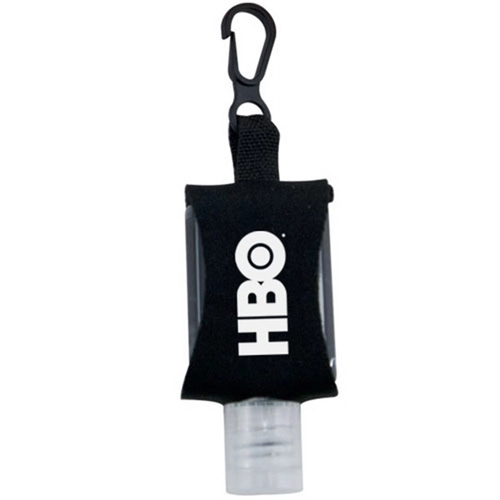 Main photo of .5 Oz Hand Sanitizer Gel In Neoprene Keychain Case
