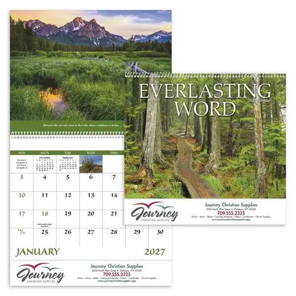 White color option for Everlasting Word Without Funeral Planner Spiral