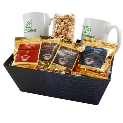 Main photo of Tray With Mugs And Caramel Popcorn