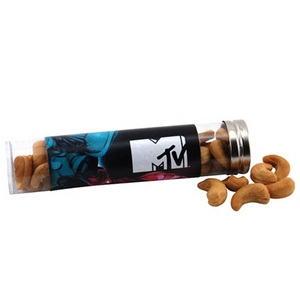 Photo of Cashews In A 6 " Plastic Tube With Metal Cap