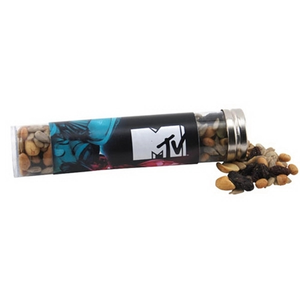 Photo of Trail Mix In A 6 " Plastic Tube With Metal Cap