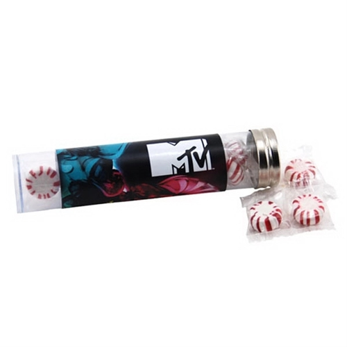 Main photo of Starlight Peppermints In A 6 " Plastic Tube With Metal Cap