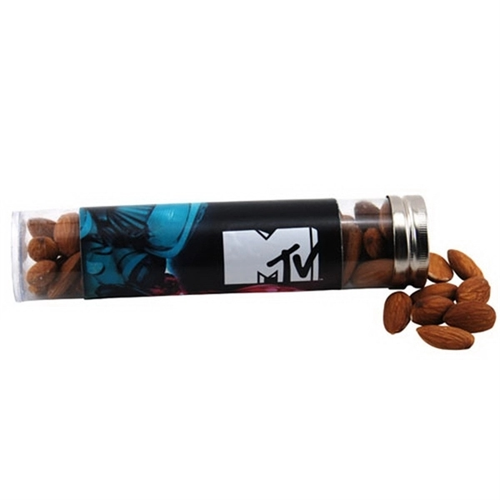 Main photo of Almonds In A 6 " Plastic Tube With Metal Cap