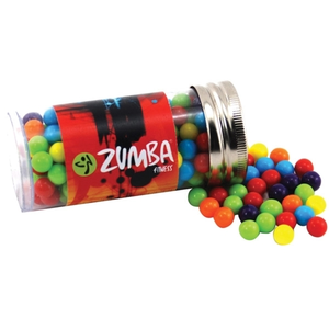 Photo of Mini Jawbreakers Candy In A 3 " Plastic Tube With Metal Cap