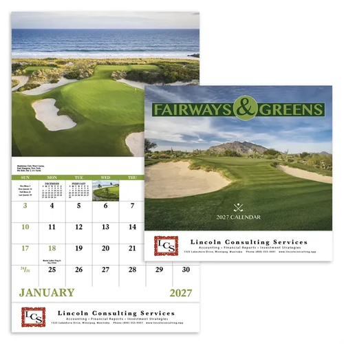 Main photo of Fairways Greens Stapled Calendar
