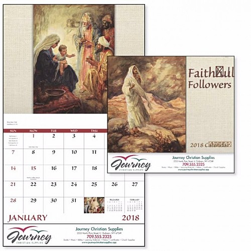 Photo of Faithful Followers Stapled Calendar