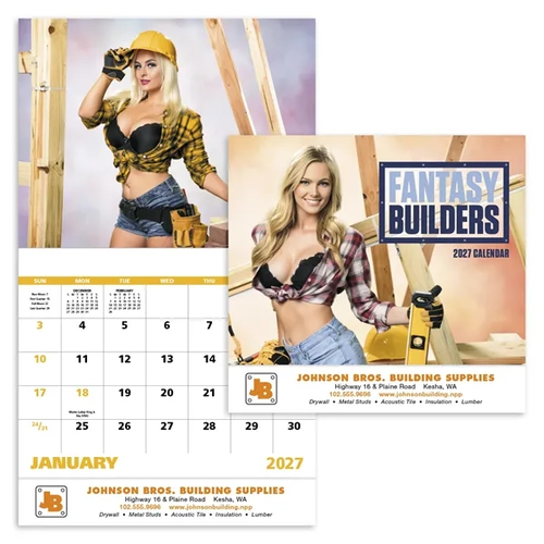 Main photo of Fantasy Builders Stapled Calendar