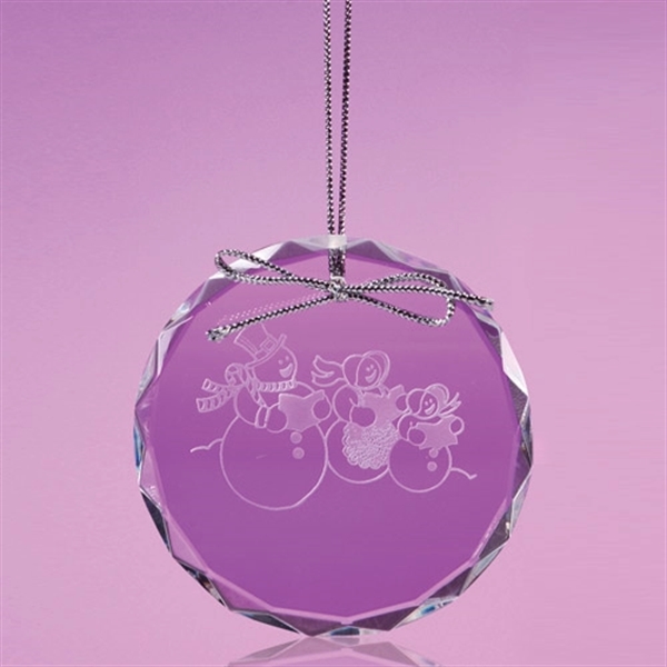 Clear color option for Circle Shaped Ornament