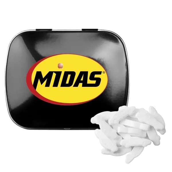 Black color option for Domed Tin With Car Shaped Mints
