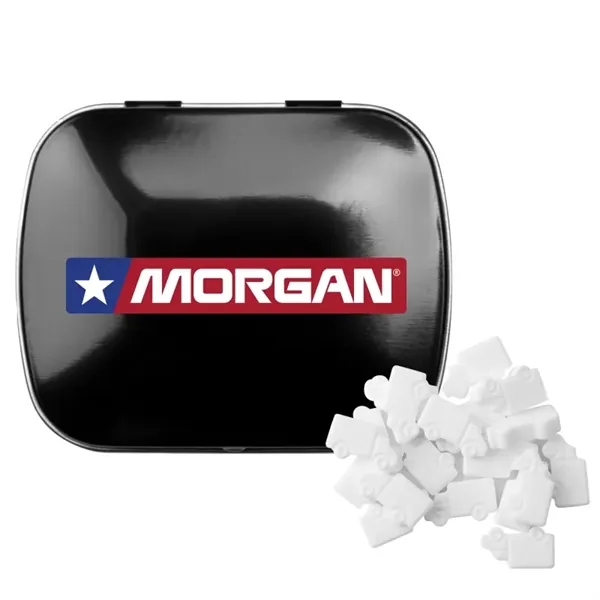 Black color option for Domed Tin With Truck Shaped Mints
