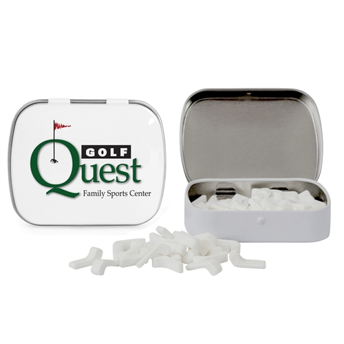 Main photo of Domed Tin With Golf Club Shaped Mints