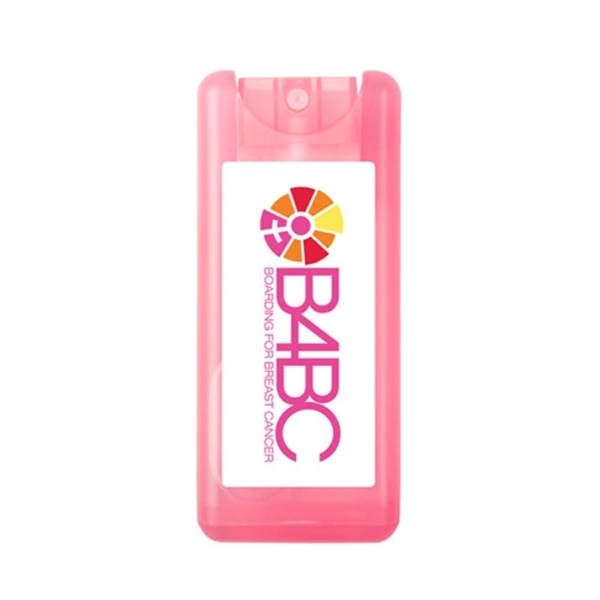 Pink color option for 12ml. Hand Sanitizer Spray