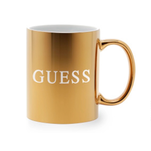 Iridescent Gold color option for 11oz. Metallic Ceramic Mug