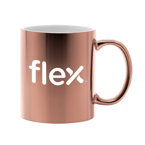 Main photo of 11oz. Metallic Ceramic Mug