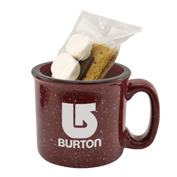 Maroon color option for 15oz. Camping Mug S'mores Kit