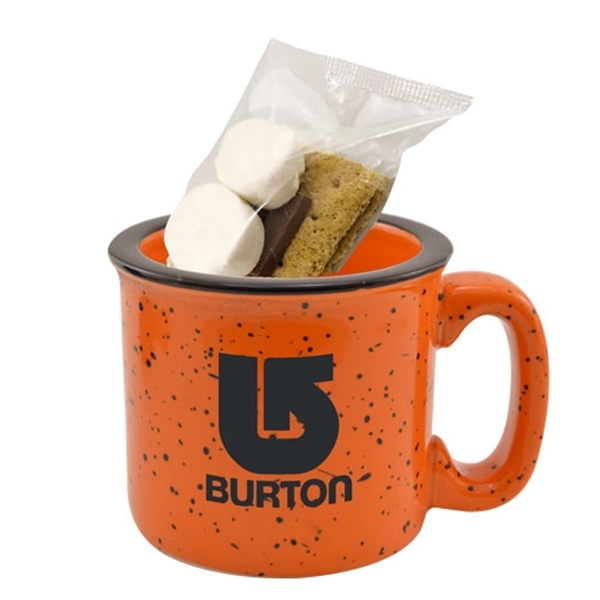 Orange color option for 15oz. Camping Mug S'mores Kit