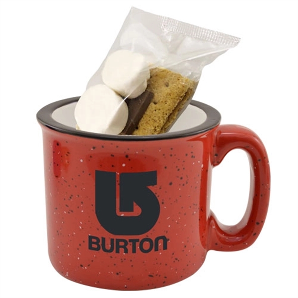 Red color option for 15oz. Camping Mug S'mores Kit