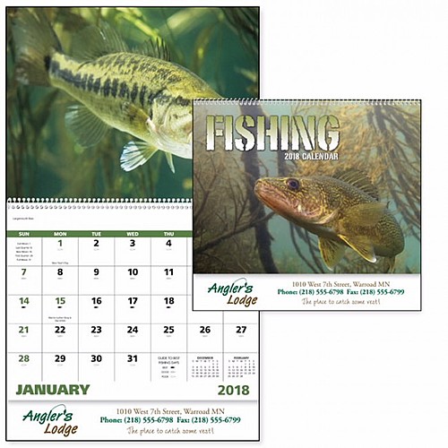 Photo of Fishing Spiral Calendar