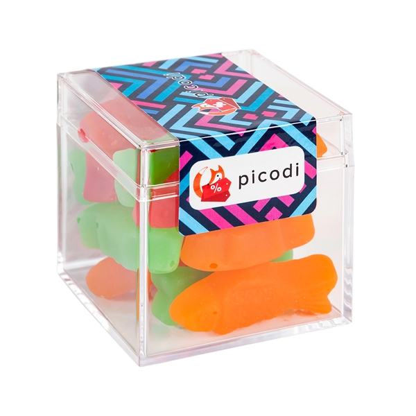 Clear color option for Sweet Boxes With Assorted Fish