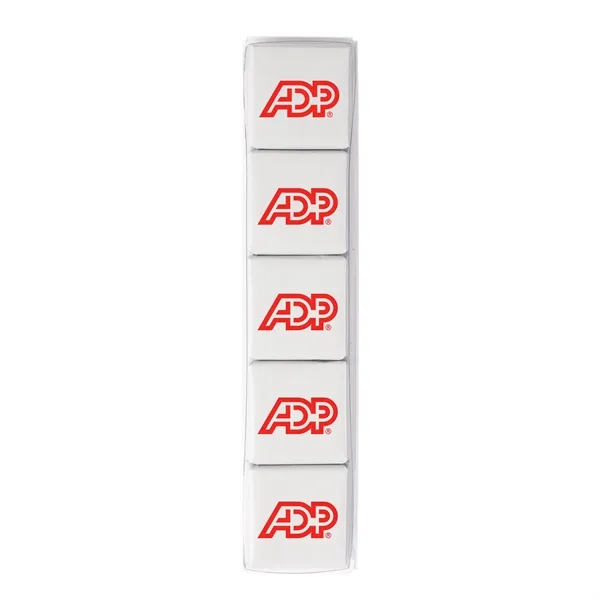 White color option for Ten Piece Chocolate Foiled Square Acetate