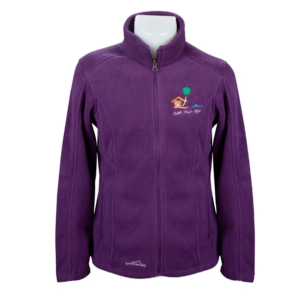 Purple color option for Eddie Bauer® Ladies' Full Zip Fleece Jacket