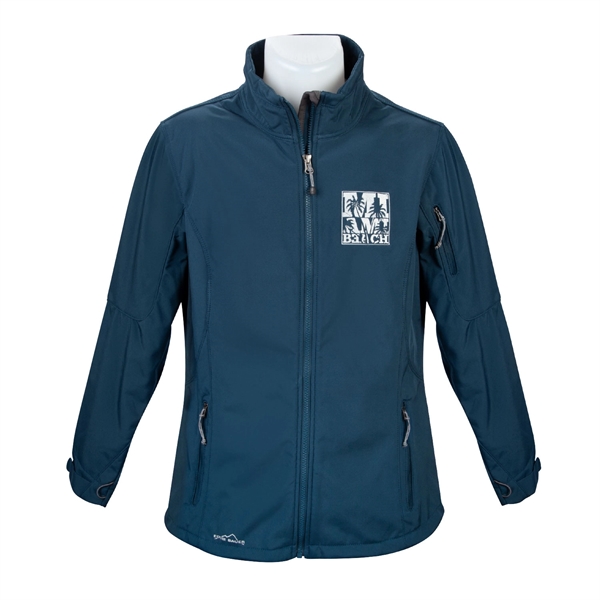 Blue color option for Eddie Bauer® Ladies' Soft Shell Jacket