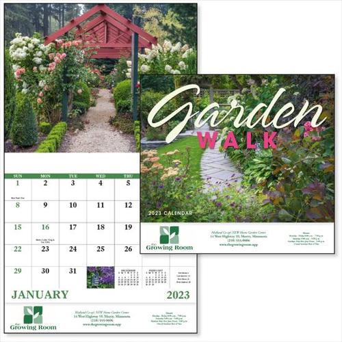 Photo of Garden Walk Stapled Calendar