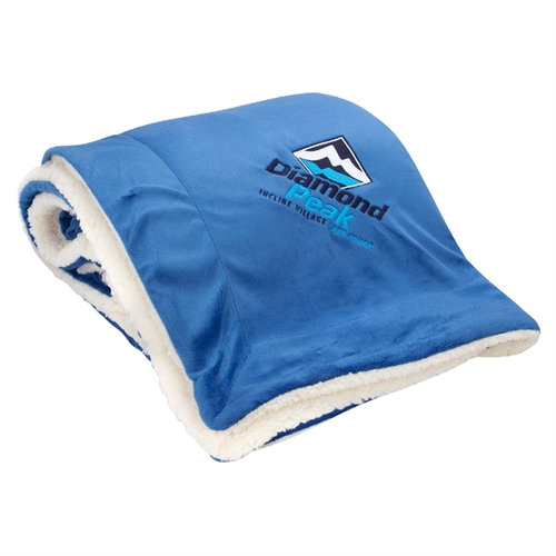 Main photo of Oversized Micro Soft Touch Sherpa Blanket