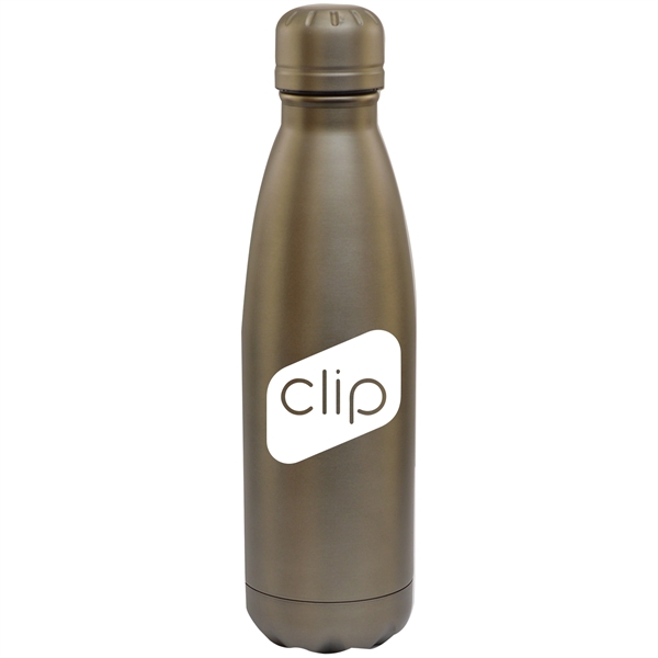 Matte Grey color option for 17oz. Stainless Steel Insulated Vacuum Bottle With Lid