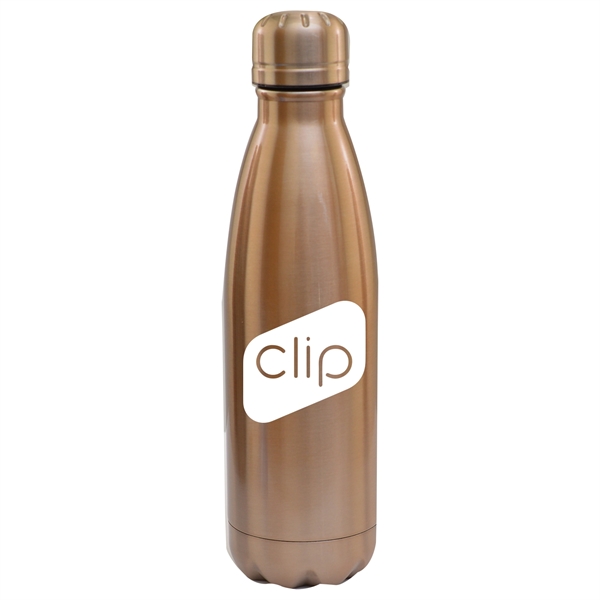 Metallic Rose Gold color option for 17oz. Stainless Steel Insulated Vacuum Bottle With Lid