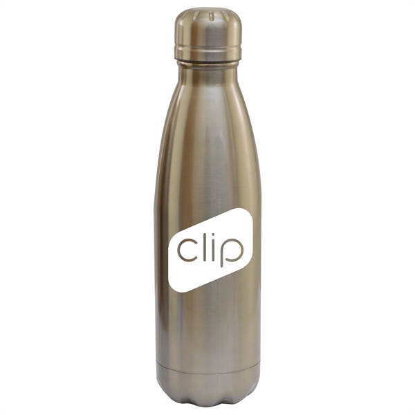 Metallic Titanium color option for 17oz. Stainless Steel Insulated Vacuum Bottle With Lid