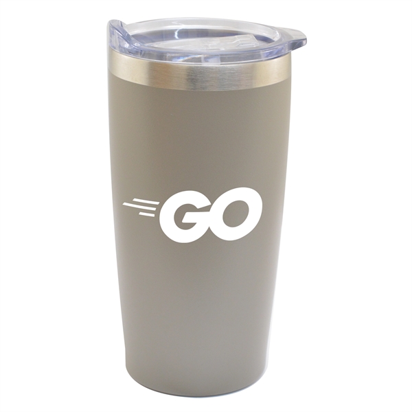 Matte Grey color option for 20oz. Vacuum Travel Tumbler