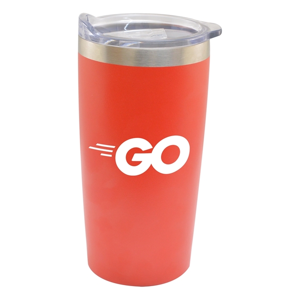 Matte Red color option for 20oz. Vacuum Travel Tumbler