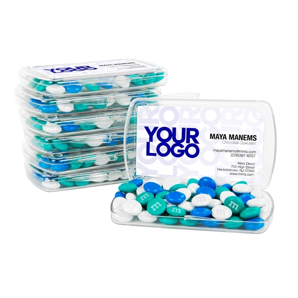 Aqua color option for 1.5 Oz. Color Choice M&M's® In Diy Business Card Holder Kit