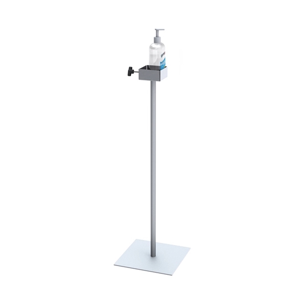 Silver color option for Pump Dispenser Fixed Height Square Base