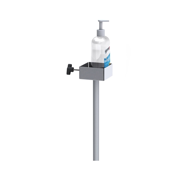 Silver color option for Pump Dispenser Fixed Height Round Base