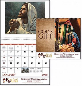 Photo of God's Gift Funeral Pre Planning Sheet Spiral Calendar