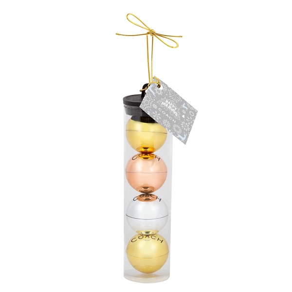 Assorted color option for Gift Set   "You're The Balm" Assorted Lip Balm & Ornament